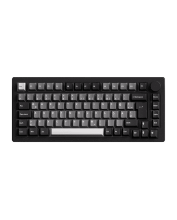 Akkogear Monsgeek M1 V5 Via Black   Silver V3 Piano Pro Iso Gaming Tastatur Uden Numpad Universal Sort