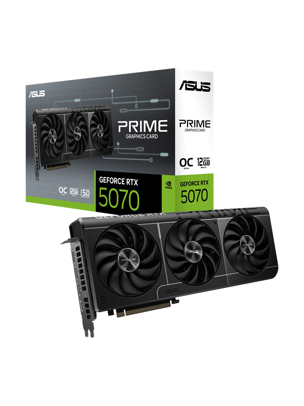 Asus Geforce Rtx 5070 Prime Oc 12gb Gddr7 Ram Grafikkort
