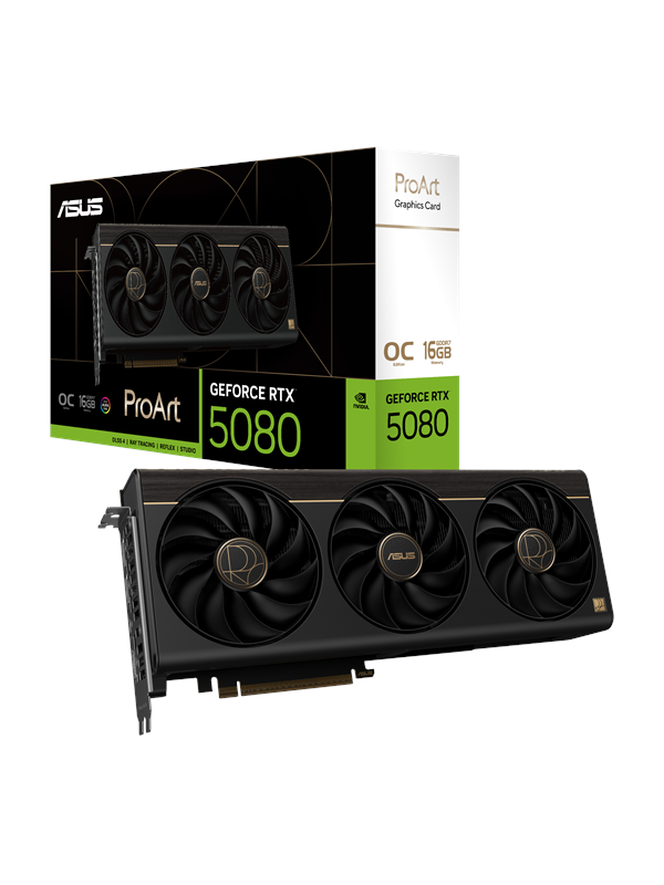 Asus Geforce Rtx 5080 Proart Oc 16gb Gddr7 Ram Grafikkort