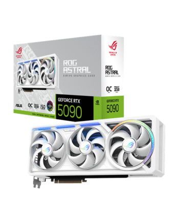 Asus Geforce Rtx 5090 Rog Astral White Oc 32gb Gddr7 Ram Grafikkort