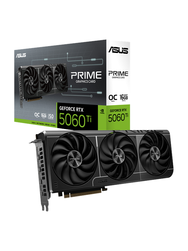 Asus Geforce Rtx 5060 Ti Prime Oc 16gb Gddr7 Ram Grafikkort