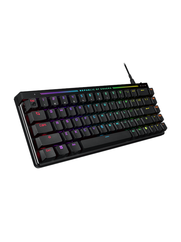 Asus Rog Falchion Ace Hfx Magnetic Switch Gaming Tastatur Nordisk Sort