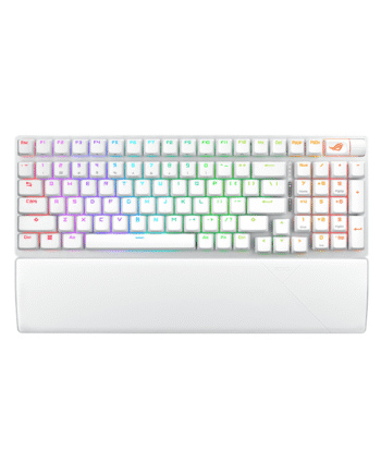 Asus Rog Strix Scope Ii 96 Wireless Gaming Tastatur Nordisk Hvid
