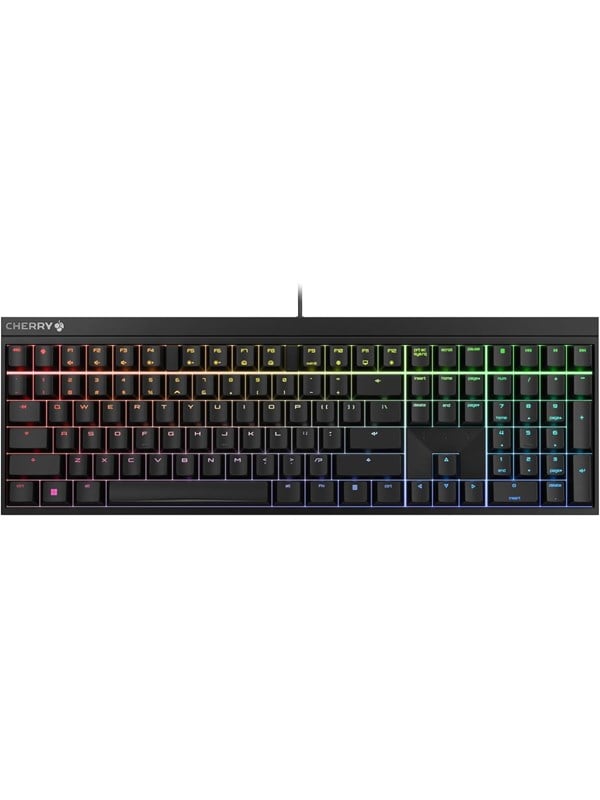 Cherry Mx 0s Mx Brown Gaming Tastatur Nordisk Sort