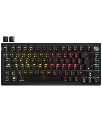 Corsair K65 Plus Wireless 75  Mlx Fusion Gaming Tastatur Uden Numpad Nordisk Sort