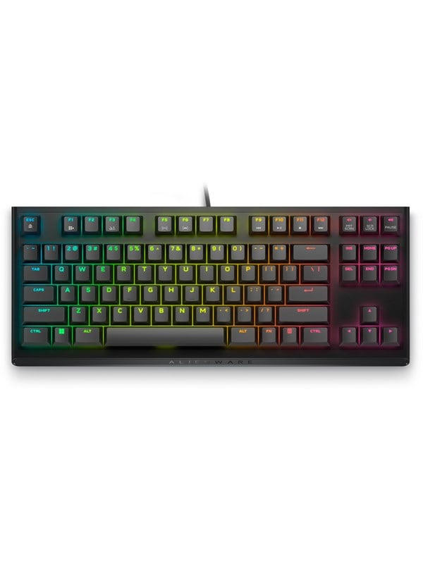 Dell Alienware Aw420k Dark Side Of The Moon Gaming Tastatur Amerikansk Engelsk Sort