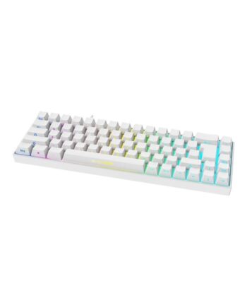 Deltaco Gaming Wk95r Wireless Keyboard  De  Gaming Tastatur Tysk Hvid