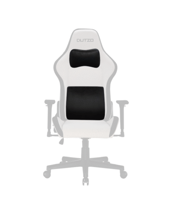 Dutzo Lænde- Og Nakkepude Sæt Til Gamingstole Sort Memory Foam