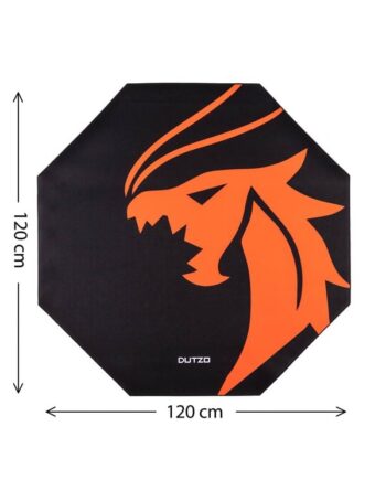 Dutzo Pyro Gaming Floor Mat Sort   Orange