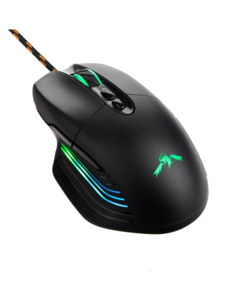 Dutzo Senshi Rgb Gaming Mus Optisk   Knapper Sort Med Rgb Lys