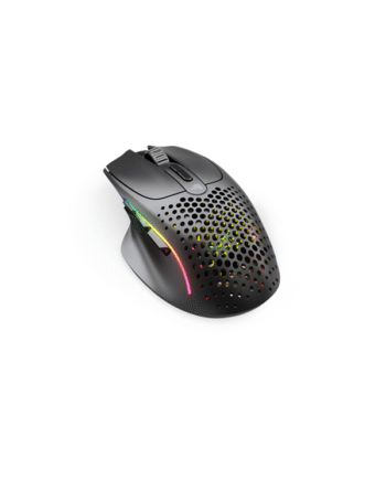 Glorious Model     Wireless Matte Black Gaming Mus Optisk   Knapper Sort Med Rgb Lys