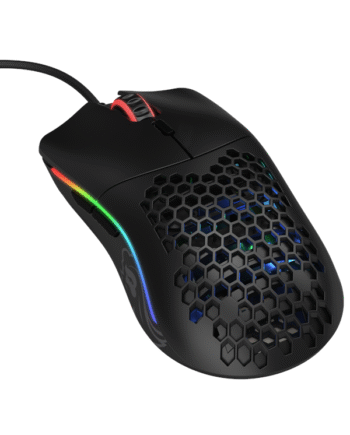 Glorious Model   Matte Black Gaming Mus Optisk   Knapper Sort Med Rgb Lys