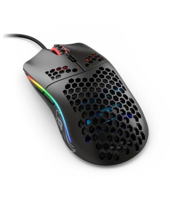 Glorious Model  -  Small  Matte Black Gaming Mus Optisk   Knapper Sort Med Rgb Lys