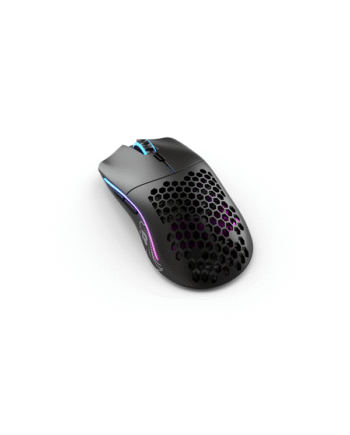 Glorious Model  - Wireless Matte Black Gaming Mus Optisk   Knapper Sort Med Rgb Lys