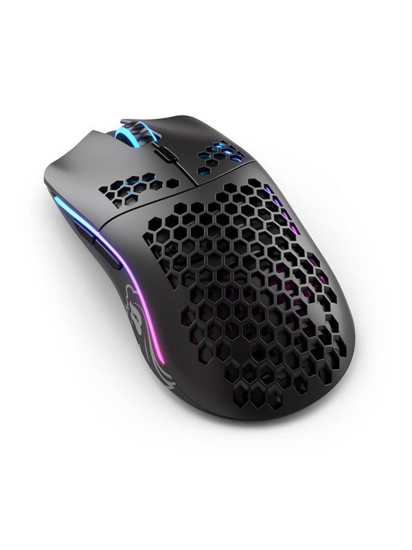 Glorious Model Wireless Matte Black Gaming Mus Optisk Knapper Sort Med Rgb Lys