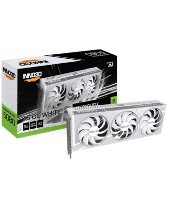 Inno3d Geforce Rtx 5080 X3 Oc White 16gb Gddr7 Ram Grafikkort