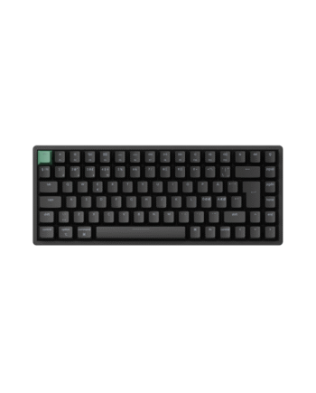 Keychron K2 He Wireless Tri-mode Hot Swap Qmk Gateron     Purple Magnetic Switch Black Gaming Tastatur Nordisk Sort