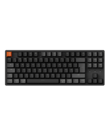 Keychron K8 V2 Rgb Qmk Wireless Hot Swap Qmk Super Brown Gaming Tastatur Uden Numpad Nordisk Sort