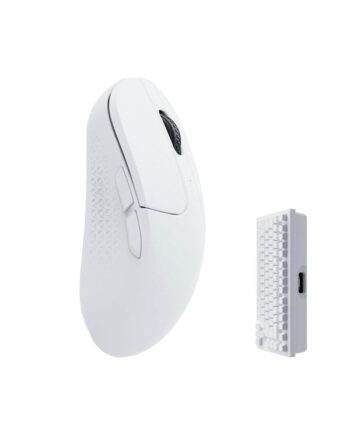 Keychron M3 Mini Ultralight 55g Wireless 4k Gaming Mus Optisk   Knapper Hvid