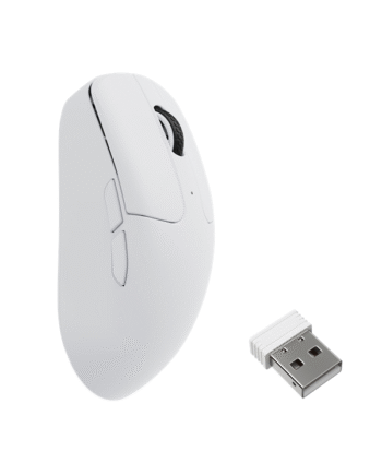 Keychron M2 Ultralight 55g Wireless 8k Gaming Mus Optisk   Knapper Hvid