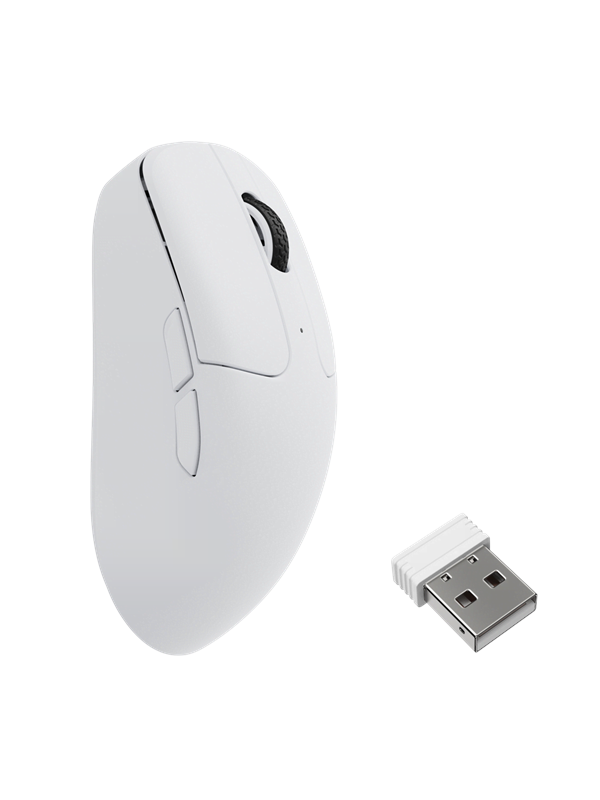 Keychron M2 Ultralight 55g Wireless 8k Gaming Mus Optisk Knapper Hvid
