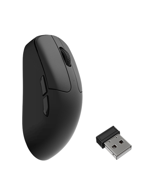 Keychron M2 Ultralight 55g Wireless 8k Gaming Mus Optisk Knapper Sort