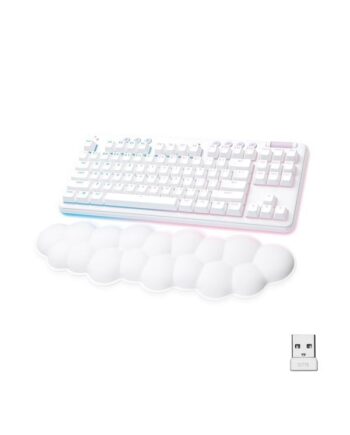Logitech G715 Gx Red Nd Aurora Collection Gaming Tastatur Nordisk Hvid