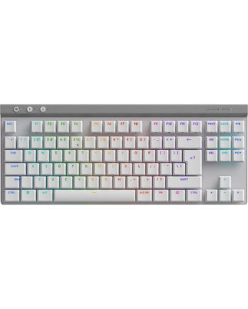 Logitech G515 Lightspeed Tkl Tactile Gaming Tastatur Uden Numpad Amerikansk Engelsk Hvid