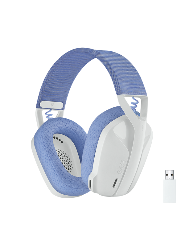 Logitech G435 Lightspeed Wireless Gaming Headset White