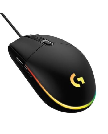 Logitech G203 Lightsync Black Gaming Mus Optisk   Knapper Sort Med Rgb Lys