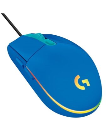 Logitech G203 Lightsync Blue Gaming Mus Optisk   Knapper Blue With Rgb