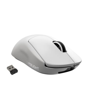 Logitech   Pro   Superlight Gaming Mus Optisk   Knapper Hvid