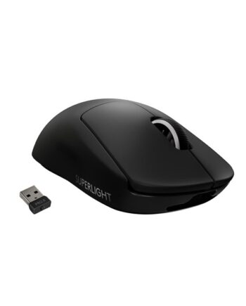 Logitech   Pro   Superlight Gaming Mus Optisk   Knapper Sort