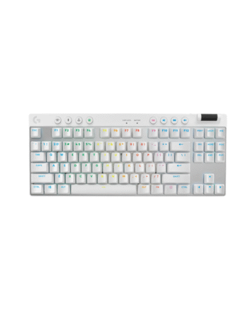 Logitech   Pro   Tkl Logitech Gx Brown  Tactile  Tactile Gaming Tastatur Uden Numpad Nordisk Hvid