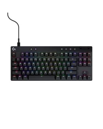 Logitech   Pro   Tkl Logitech Magnetic Analog Linear Gaming Tastatur Uden Numpad Amerikansk Engelsk Sort