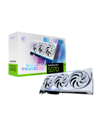 Msi Geforce Rtx 5070 Gaming Trio Oc White 12gb Gddr7 Ram Grafikkort