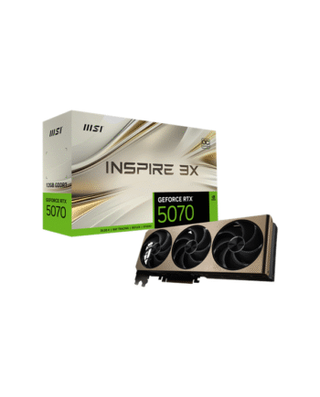 Msi Geforce Rtx 5070 Inspire 3x Oc 12gb Gddr7 Ram Grafikkort