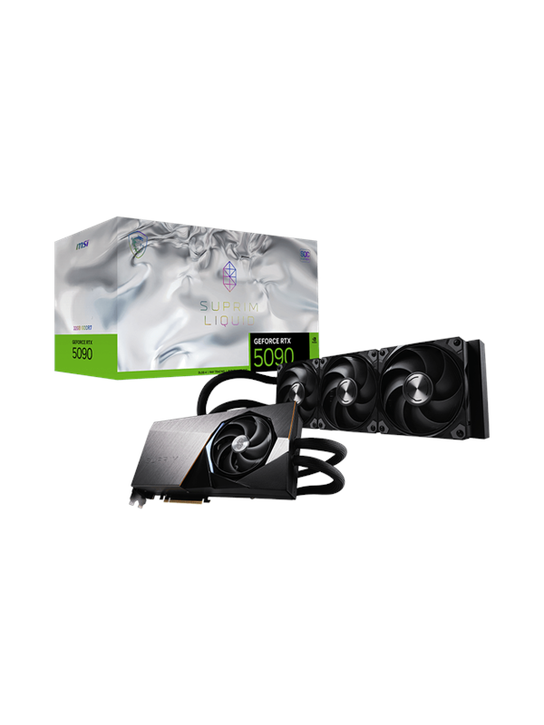 Msi Geforce Rtx 5090 Suprim Liquid Soc 32gb Gddr7 Ram Grafikkort