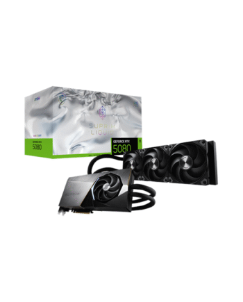 Msi Geforce Rtx 5080 Suprim Liquid Soc 16gb Gddr7 Ram Grafikkort