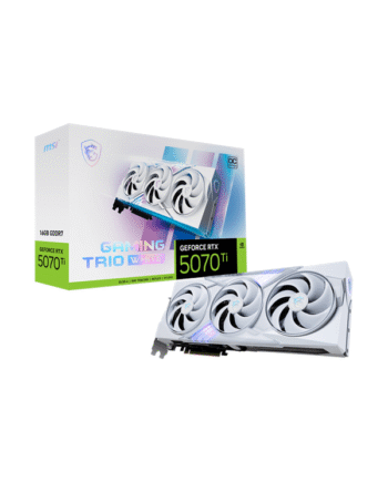 Msi Geforce Rtx 5070 Ti Gaming Trio Oc White 16gb Gddr7 Ram Grafikkort