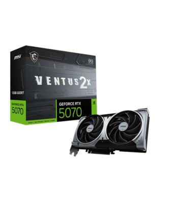 Msi Geforce Rtx 5070 Ventus 2x Oc 12gb Gddr7 Ram Grafikkort