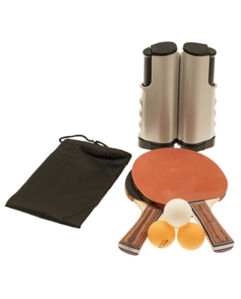 Nordic Games Bordtennissæt Med Justerbart Net    Bat Og   Bolde