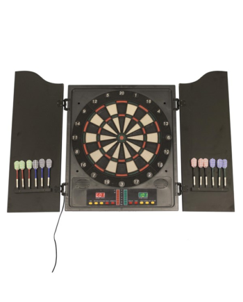Nordic Games Dartskive Elektronisk   Dartskab Med Dartpile Nord