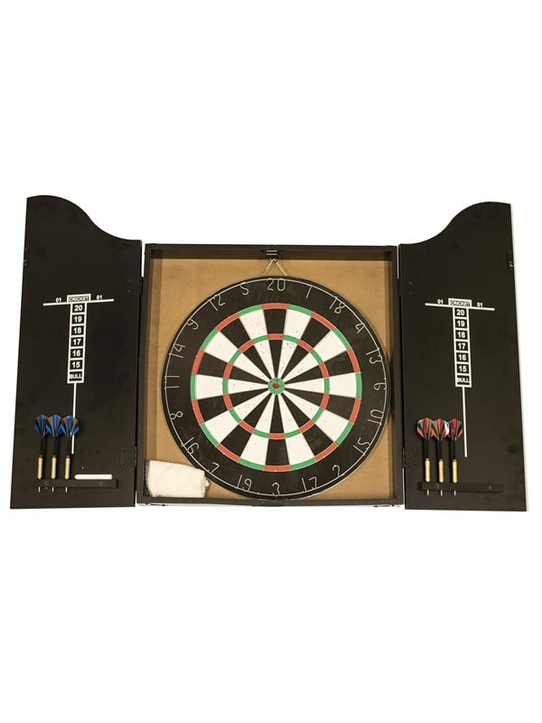 Nordic Games Dartskive Klassisk Dartskab Med Dartpile