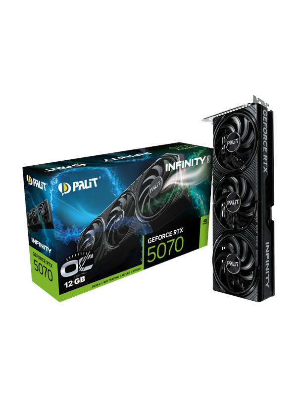 Palit Geforce Rtx 5070 Infinity Oc 12gb Gddr7 Ram Grafikkort