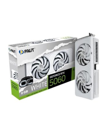 Palit Geforce Rtx 5060 White Oc 8gb Gddr7 Ram Grafikkort