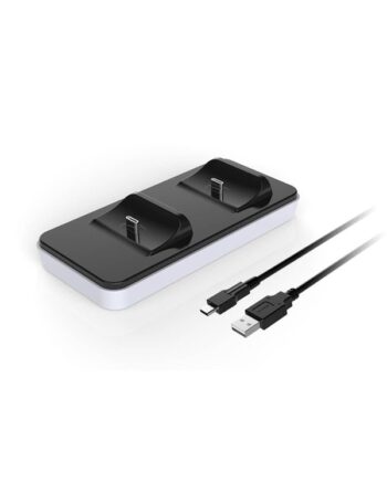 Raptor Gaming Charger For Controller Dual Ps5 Wired Tilbehør Til Spillekonsol Sony Playstation