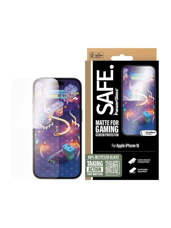 Safe By Panzerglass Gaming Screen Protector Iphone 16 Ultra-wide Fit