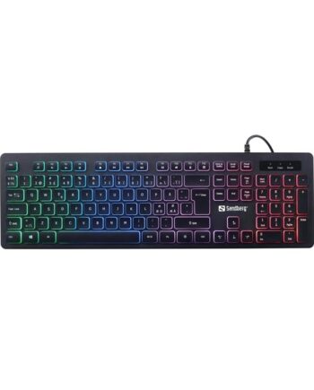 Sandberg Stealth Gamer Gaming Tastatur Nordisk Sort
