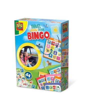 Ses Creative Travel Game Window Sticker Bingo